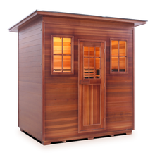 Load image into Gallery viewer, Enlighten Sapphire 5 Person Infrared/Traditional Hybrid Sauna HI-16380