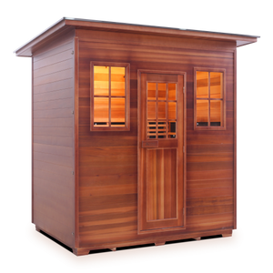 Enlighten Sapphire 5 Person Infrared/Traditional Hybrid Sauna HI-16380