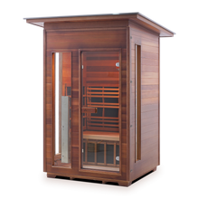 Load image into Gallery viewer, Enlighten Rustic 2 Person Full Spectrum Infrared Sauna I-17376