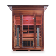 Load image into Gallery viewer, Enlighten Rustic 3 Person Full Spectrum Infrared Sauna I-17377