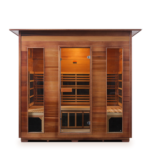 Enlighten Rustic 5 Person Full Spectrum Infrared Sauna I-19378