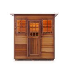 Load image into Gallery viewer, Enlighten Sapphire 4 Person Infrared/Traditional Hybrid Sauna HI-16378