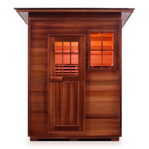 Enlighten Sapphire 3 Person Infrared/Traditional Hybrid Sauna HI-16377