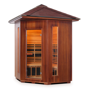 Enlighten Diamond 4C 4 Person Infrared/Traditional Hybrid Sauna HI-17379