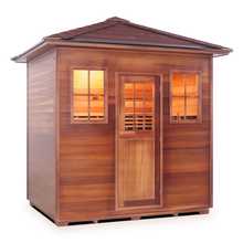 Load image into Gallery viewer, Enlighten Sapphire 5 Person Infrared/Traditional Hybrid Sauna HI-16380