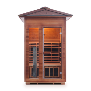 Enlighten Rustic 2 Person Full Spectrum Infrared Sauna I-17376