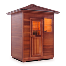 Load image into Gallery viewer, Enlighten Sapphire 3 Person Infrared/Traditional Hybrid Sauna HI-16377