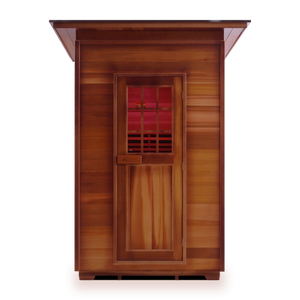 Enlighten Sapphire 2 Person Infrared/Traditional Hybrid Sauna HI-16376