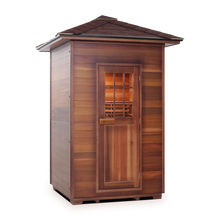 Load image into Gallery viewer, Enlighten Sapphire 2 Person Infrared/Traditional Hybrid Sauna HI-16376