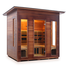 Load image into Gallery viewer, Enlighten Rustic 5 Person Full Spectrum Infrared Sauna I-19378