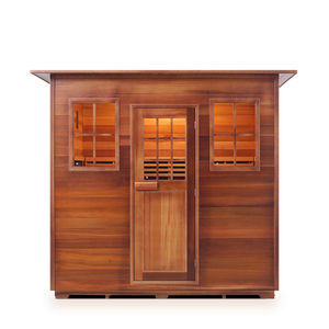 Enlighten Sapphire 5 Person Infrared/Traditional Hybrid Sauna HI-16380