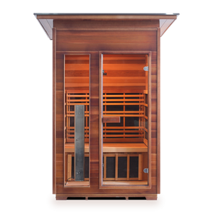 Enlighten Rustic 2 Person Full Spectrum Infrared Sauna I-17376