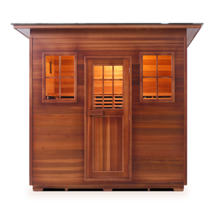 Enlighten Sapphire 5 Person Infrared/Traditional Hybrid Sauna HI-16380