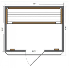 Load image into Gallery viewer, SunRay HL300K Savannah 3-Person Indoor Infrared Sauna