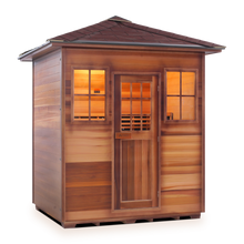 Load image into Gallery viewer, Enlighten Sapphire 4 Person Infrared/Traditional Hybrid Sauna HI-16378