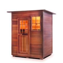 Load image into Gallery viewer, Enlighten Sapphire 3 Person Infrared/Traditional Hybrid Sauna HI-16377