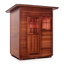 Load image into Gallery viewer, Enlighten Sapphire 3 Person Infrared/Traditional Hybrid Sauna HI-16377