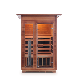 Enlighten Rustic 2 Person Full Spectrum Infrared Sauna I-17376