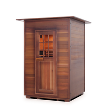 Load image into Gallery viewer, Enlighten Sapphire 2 Person Infrared/Traditional Hybrid Sauna HI-16376
