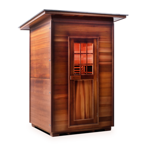 Enlighten Sapphire 2 Person Infrared/Traditional Hybrid Sauna HI-16376