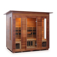 Load image into Gallery viewer, Enlighten Diamond 5 Person Infrared/Traditional Hybrid Sauna HI-19378