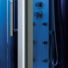 Load image into Gallery viewer, Mesa 802L Blue Glass Walk In Steam Shower