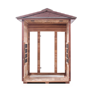 Enlighten Rustic 3 Person Full Spectrum Infrared Sauna I-17377