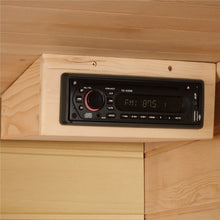 Load image into Gallery viewer, Maxxus 3 Person Corner Low EMF FAR Infrared Carbon Canadian Red Cedar  Sauna MX-K356-01 CED