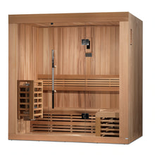 Load image into Gallery viewer, Golden Designs &quot;Copenhagen Edition&quot; 3 Person Traditional Steam Sauna - Canadian Red Cedar