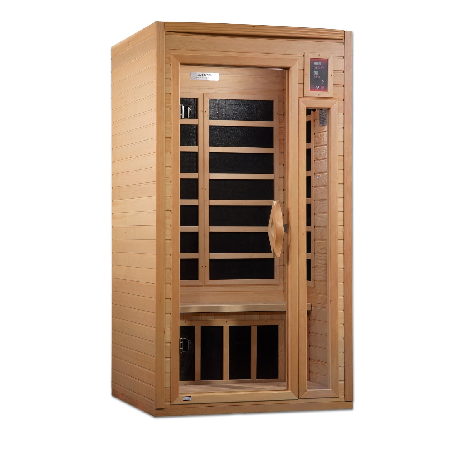 Golden Designs Barcelona Select 1-2 person Low EMF Far Infrared Sauna Canadian Hemlock GDI-6106-01