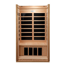 Load image into Gallery viewer, Golden Designs Barcelona Select 1-2 person Low EMF Far Infrared Sauna Canadian Hemlock GDI-6106-01