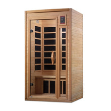 Load image into Gallery viewer, Golden Designs Barcelona Select Elite 1-2-person Near Zero Far Infrared Sauna Canadian Hemlock GDI-6106-01 Elite