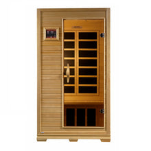 Load image into Gallery viewer, Golden Designs studio Elite 1-2-person Near Zero Far Infrared Sauna Canadian Hemlock GDI-6109-01 Elite