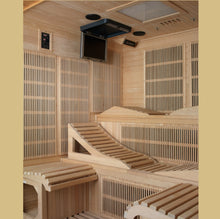 Load image into Gallery viewer, Golden Designs Monaco Elite 6-person Near Zero Far Infrared Sauna Canadian Hemlock GDI-6996-01