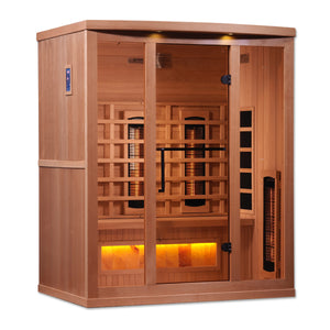 Golden Designs Reserve Edition GDI-8030-02 Full Spectrum Infrared Sauna with Himalayan Salt Bar