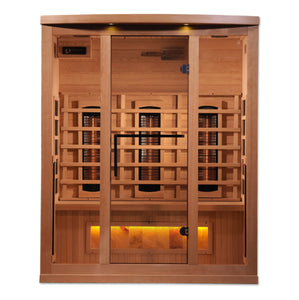 Golden Designs Reserve Edition GDI-8030-02 Full Spectrum Infrared Sauna with Himalayan Salt Bar