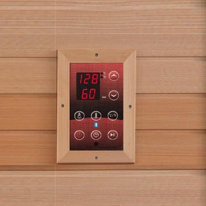 Golden Designs Barcelona Select 1-2 person Low EMF Far Infrared Sauna Canadian Hemlock GDI-6106-01