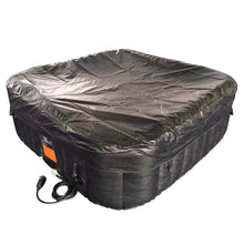 Load image into Gallery viewer, Square Inflatable Jetted Hot Tub with Cover - 4 Person - 160 Gallon