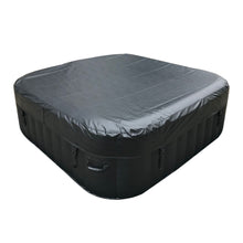 Load image into Gallery viewer, Square Inflatable Jetted Hot Tub with Cover - 6 Person - 265 Gallon