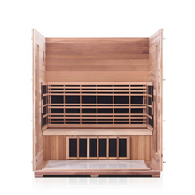 Load image into Gallery viewer, Enlighten Rustic 4 Person Full Spectrum Infrared Sauna I-17378