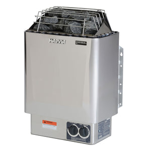 Canadian Hemlock Indoor Wet Dry Sauna - 4.5 kW Harvia KIP Heater - 4 to 5 Person