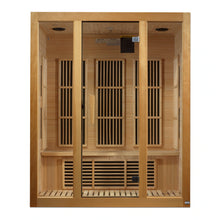 Load image into Gallery viewer, Maxxus &quot;Bellevue&quot; 3 Person Low EMF FAR Infrared Carbon Canadian Hemlock Sauna