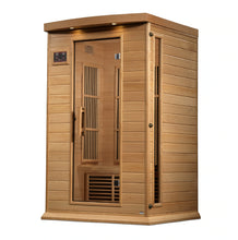 Load image into Gallery viewer, Maxxus 2 Person Near Zero EMF FAR Infrared Carbon Canadian Hemlock Sauna MX-K206-01-ZF