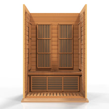 Load image into Gallery viewer, Maxxus 2 Person Low EMF FAR Infrared Carbon Canadian Red Cedar Sauna MX-K206-01 CED