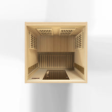 Load image into Gallery viewer, Maxxus 2 Person Low EMF FAR Infrared Carbon Canadian Hemlock Sauna MX-K206-01