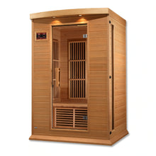 Load image into Gallery viewer, Maxxus 2 Person Low EMF FAR Infrared Carbon Canadian Hemlock Sauna MX-K206-01