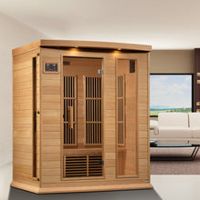 Load image into Gallery viewer, Maxxus 3 Person Near Zero EMF FAR Infrared Carbon Canadian Hemlock Sauna MX-K306-01-ZF