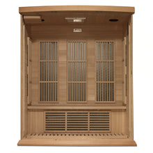 Load image into Gallery viewer, Maxxus 3 Person Near Zero EMF FAR Infrared Carbon Canadian Hemlock Sauna MX-K306-01-ZF