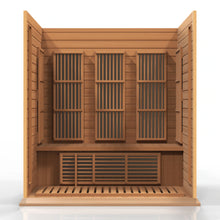 Load image into Gallery viewer, Maxxus 3 Person Low EMF FAR Infrared Carbon Canadian Red Cedar  Sauna MX-K306-01 CED