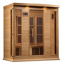 Load image into Gallery viewer, Maxxus 4 Person Near Zero EMF FAR Infrared Carbon Canadian Hemlock Sauna MX-K406-01-ZF